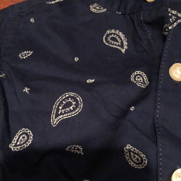 English Laundry size 24 months- button down shirt and plaid shorts - Picture 3 of 4